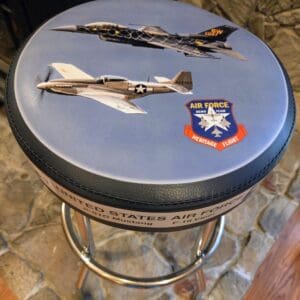 Air Force heritage flight bar stool