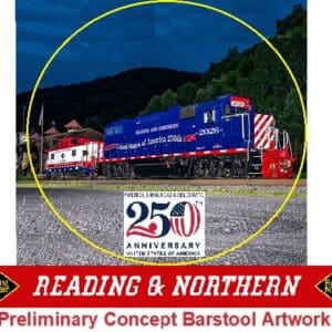 Reading & Northern patriotic locomotive