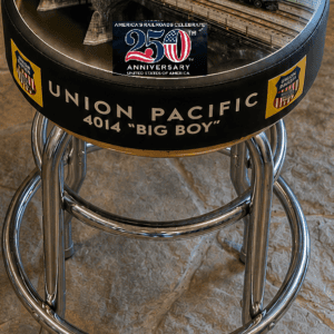 Union Pacific "Big Boy" train bar stool