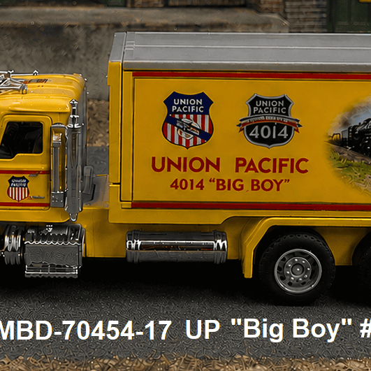 Yellow Union Pacific Big Boy toy truck